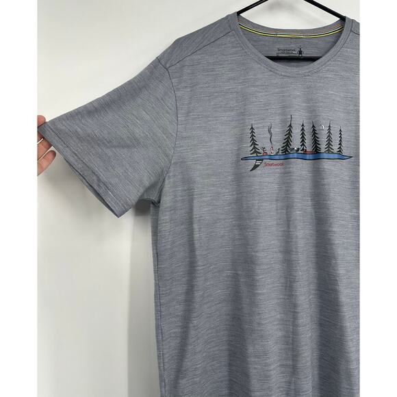 Smartwool Men's Merino Sport 150 Camping with Friends Graphic Tee - Picture 5 of 9